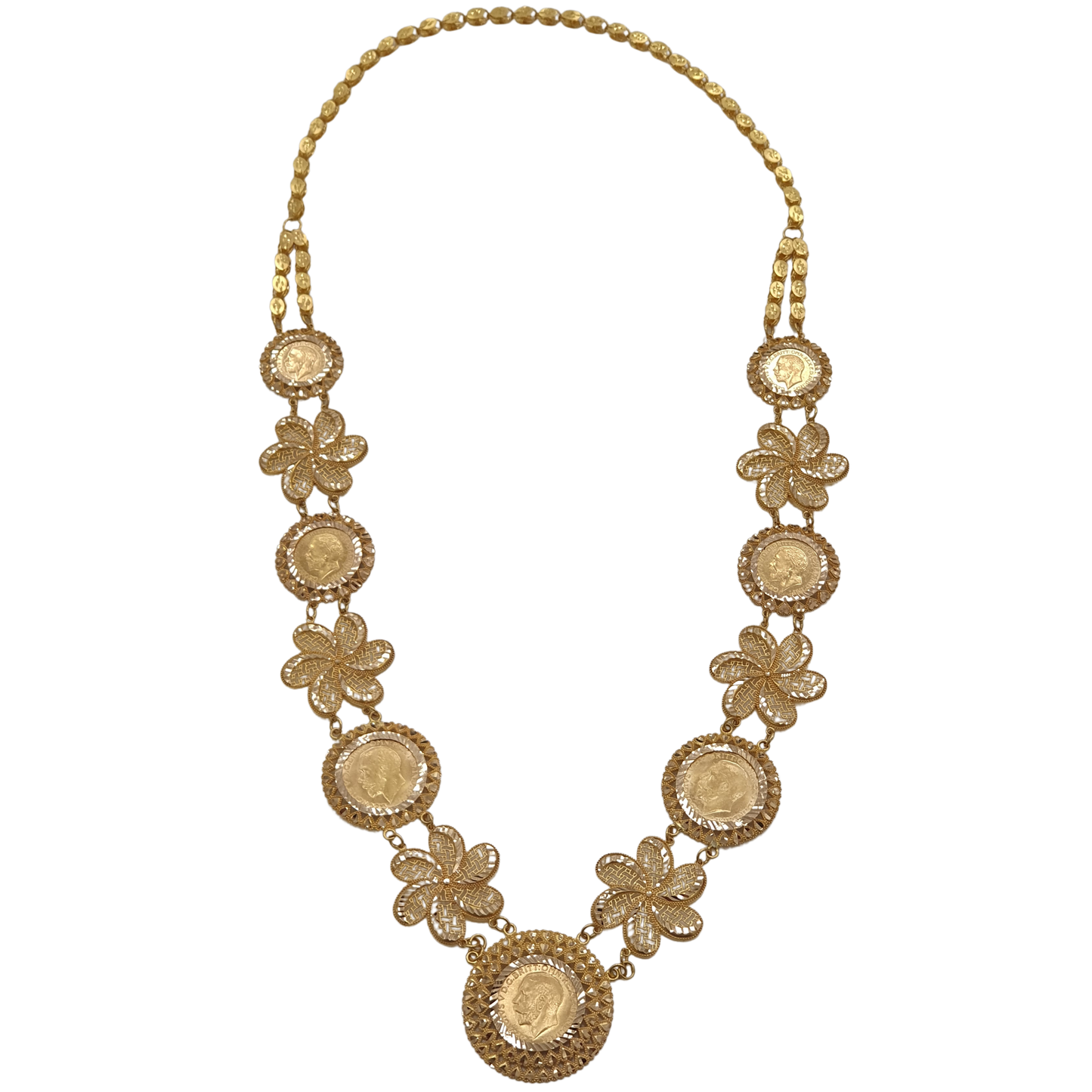 Necklace 53 (103.9g) 21K