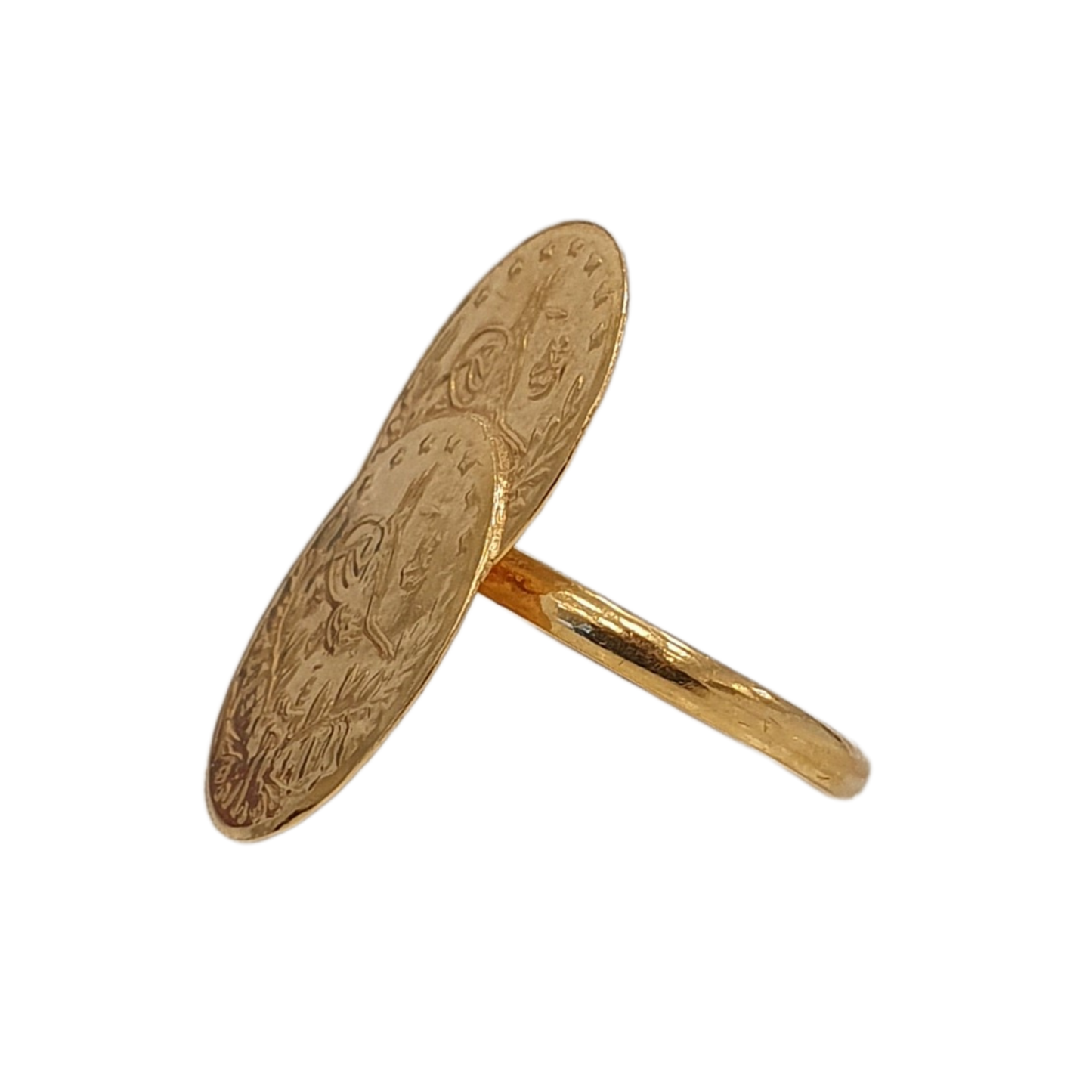 Ring-21K 185 (3.9g) - Size 8.5