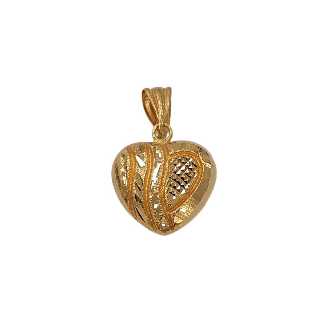 Heart Pendant - 3.8g 21K