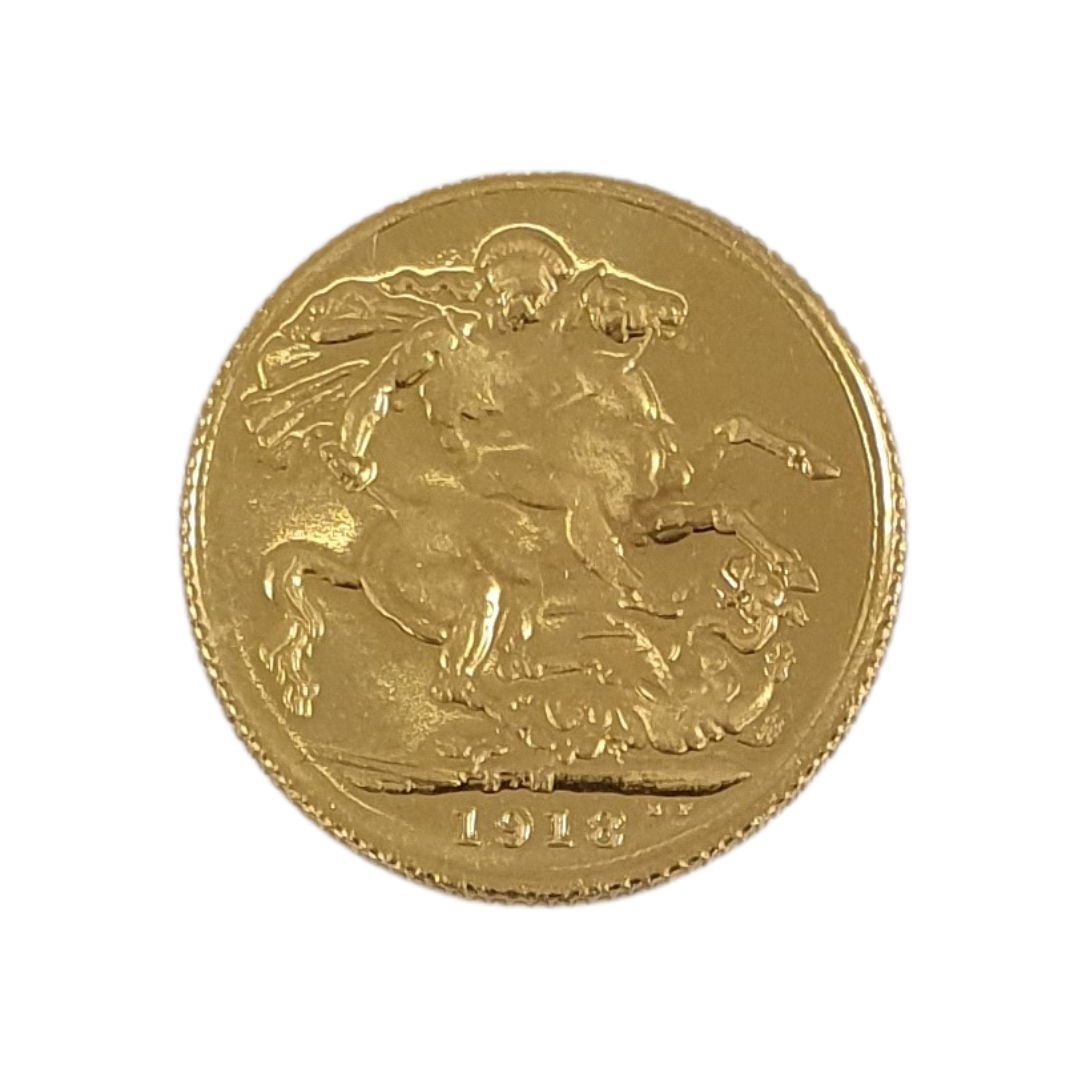 Gold coin - Half Lira - 4g 21k - King George