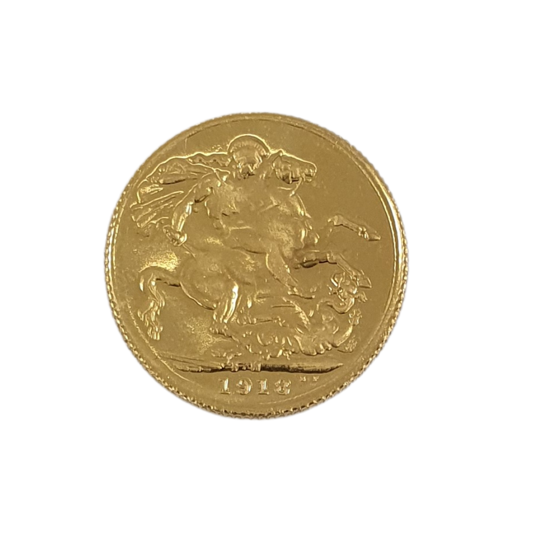 Gold coin - Quarter Lira - 2g 21k - King George