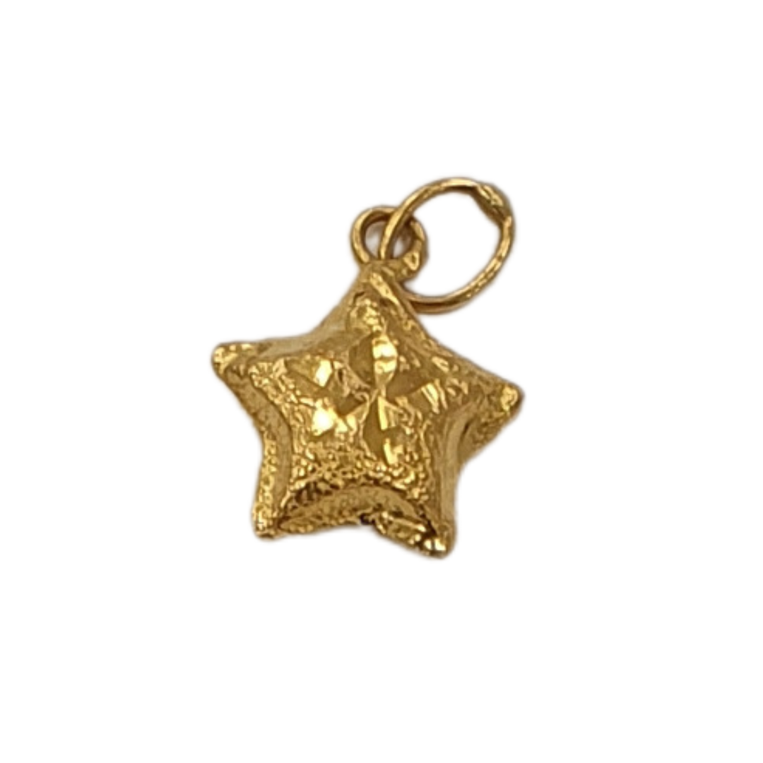 Small Star Pendant - 0.6g 21K